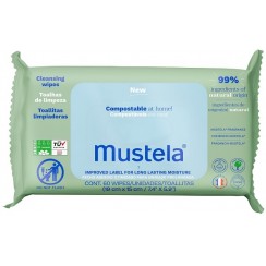 MUSTELA SALVIETTE COMPOSTABILI PROFUMATE 60 PEZZI