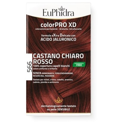 EUPHIDRA COLORPRO GEL COLORANTE CAPELLI XD 566 SANGRIA 50 MLIN FLACONE + ATTIVANTE + BALSAMO + GUANTI