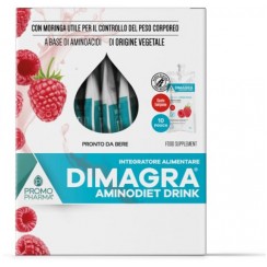 DIMAGRA AMINODIET DRINK 10 POUCH DA 80 G LAMPONE