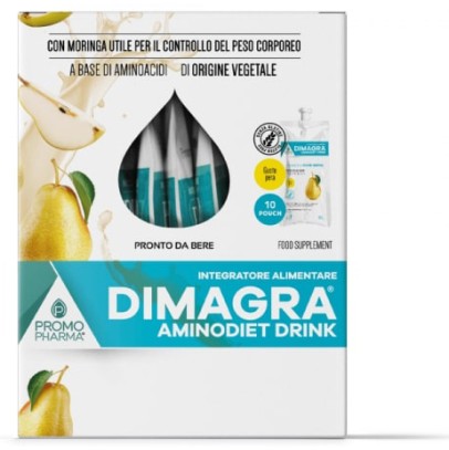 DIMAGRA AMINODIET DRINK 10 POUCH DA 80 G PERA