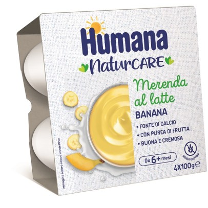 HUMANA MERENDA BANANA 4PZ HUMANA MERENDA BANANA 4PZ