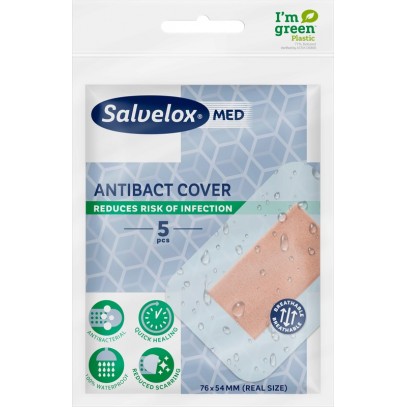 CEROTTO SALVELOX MED ANTIBACT COVER 12X5 CM 5 PEZZI