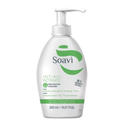SOAVI' INTIMO ANTIBATTERICO PH3,5 FLACONE CON DISPENSER 500ML SOAVI' INTIMO ANTIBATTERICO PH3,5 FLACONE CON DISPENSER 500ML