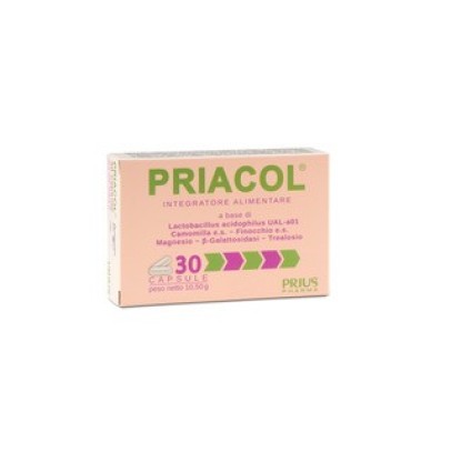 PRIACOL 30 CAPSULE DUE BLISTER DA 15 CAPSULE PRIACOL 30 CAPSULE DUE BLISTER DA 15 CAPSULE