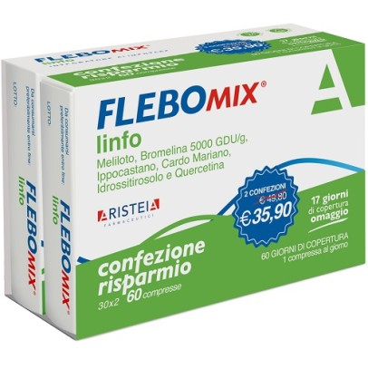 FLEBOMIX LINFO BIPACK 60CPR FLEBOMIX LINFO BIPACK 60CPR