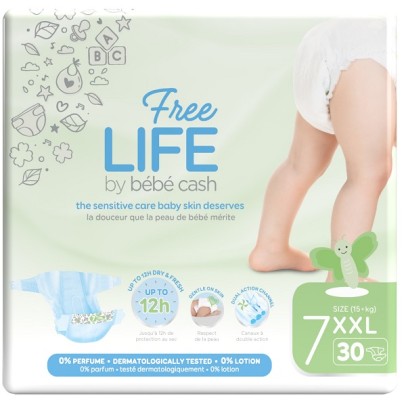 FREELIFE BEBECASH XXL TG7 30PZ