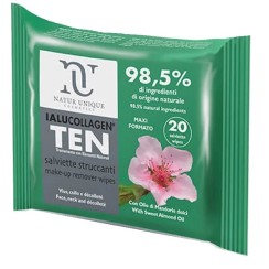 IALUCOLLAGEN TEN SALVIETTE STRUCCANTI VISO CONFEZIONE DA 20SALVIETTE MAXI