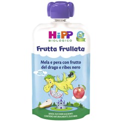 HIPP FRUTTA FRULL DRAGONE MELA PERA FRUTTA DEL DRAGO RIBES NERO 90 G