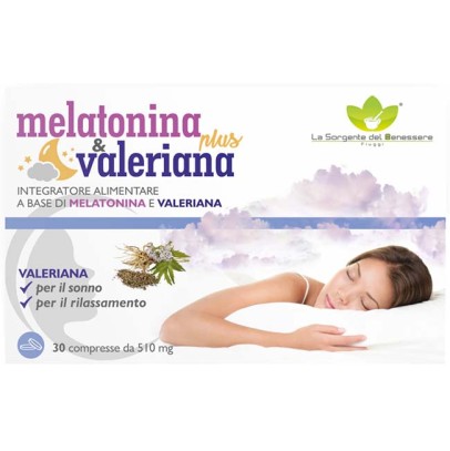 MELATONINA PLUS VALERIANA 30 COMPRESSE MELATONINA PLUS VALERIANA 30 COMPRESSE
