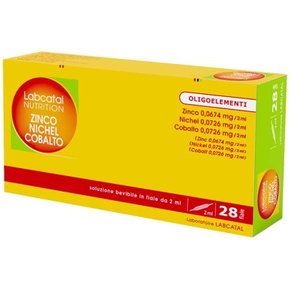 LABCATAL OLIGOSOL ZINCO/NICHEL/COBALTO 28 FIALE 2 ML LABCATAL OLIGOSOL ZINCO/NICHEL/COBALTO 28 FIALE 2 ML