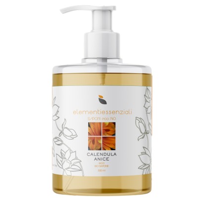 ELEMENTIESSENZIALI SAPONE ECO BIO CALENDULA ANICE 300ML ELEMENTIESSENZIALI SAPONE ECO BIO CALENDULA ANICE 300ML