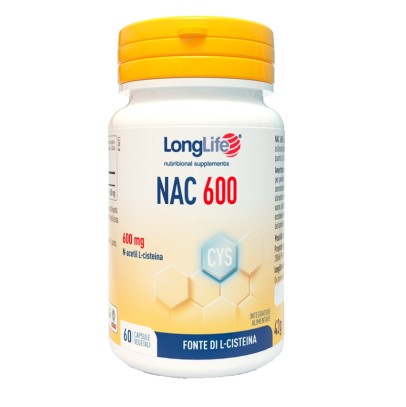 LONGLIFE NAC 600MG 60CPS LONGLIFE NAC 600MG 60CPS
