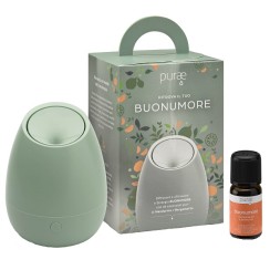 PURAE KIT RITROVA IL TUO BUONUMORE DIFFUSORE BLOSSOM MENTA SINERGIA 5 ML
