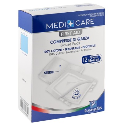 GARZA COTONE 36X40CM 12PZ