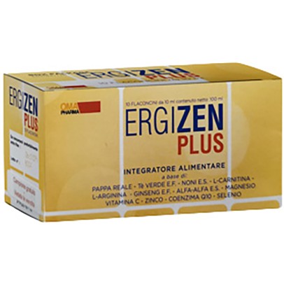 ERGIZEN PLUS INTEGRATORE ENERGIZZANTE 10 FLACONCINI DA 10 ML ERGIZEN PLUS INTEGRATORE ENERGIZZANTE 10 FLACONCINI DA 10 ML