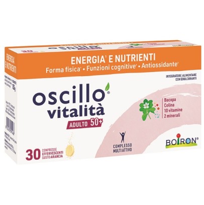OSCILLO VITALITA' 50+ 30 COMPRESSE EFFERVESCENTI