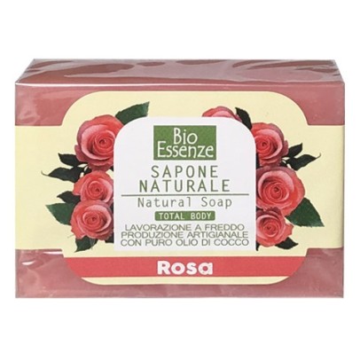 SAPONE ROSA BIOESSENZE 100G SAPONE ROSA BIOESSENZE 100G