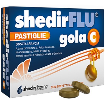 SHEDIRFLU GOLA C ARANCIA 48PAS