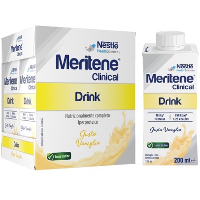 MERITENE CLINICAL DRINK VANIGLIA 4 BOTTIGLIE DA 200 ML
