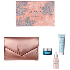 MIAMO COFANETTO PROTOCOLLO DEEP NOURISH 1 HYDRA SOFT CREAMYCLEANSER 50 ML + 1 NOURISH 3-BIOTIC RICH SERUM 30 ML + 1 LONGEVITY CELL-CARE DEEP BALM CREAM 10 ML