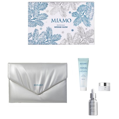 MIAMO COFANETTO PROTOCOLLO INTENSE GLOW 1 AGE REVERSE GLOW PRIMER SERUM 30 ML + 1 ENZYME PEEL O2 GLOW MASQUE 25 ML + 1 AGE REVERSE MASQUE 10 ML