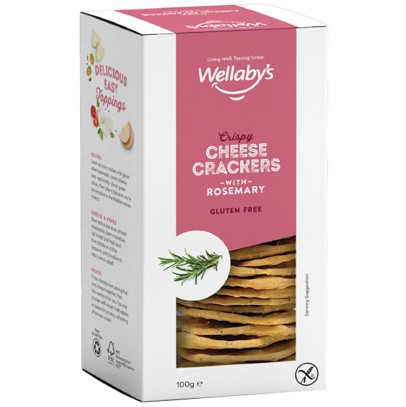 WELLABY'S CRACKERS ROSMARINO 100 G