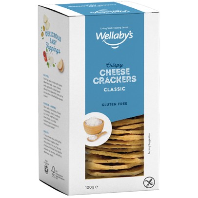 WELLABY'S CRACKERS CLASSIC CHEESE 100 G