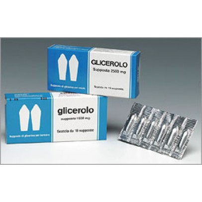 GLICEROLO (SELLA)*AD 18 supp 2.250 mg