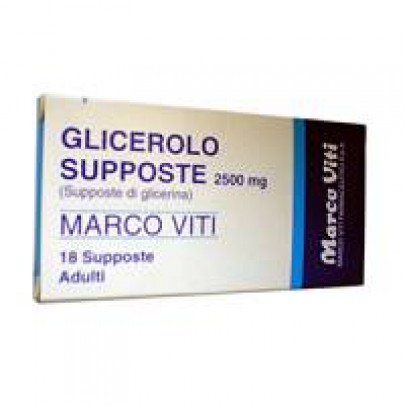 GLICEROLO (MARCO VITI)*AD 18 supp 2.250 mg