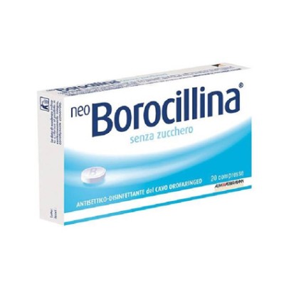 NEOBOROCILLINA*20 pastiglie 1,2 mg + 20 mg senza zucchero