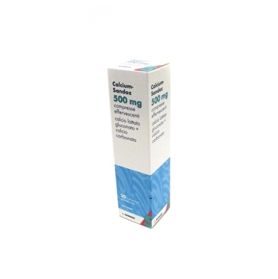 CALCIUM SANDOZ*20 cpr eff 500 mg CALCIUM SANDOZ*20 cpr eff 500 mg