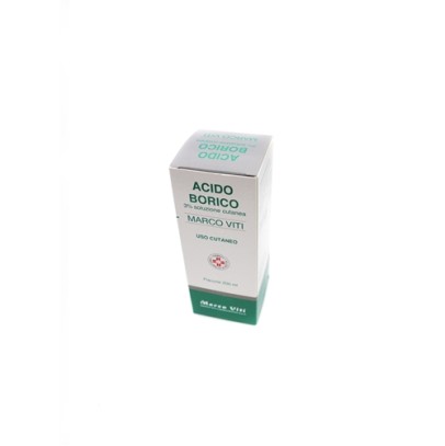 ACIDO BORICO (MARCO VITI)*soluz cutanea 200 ml 3% ACIDO BORICO (MARCO VITI)*soluz cutanea 200 ml 3%