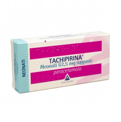 TACHIPIRINA*NEONATI 10 supp 62,5 mg