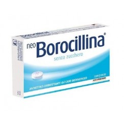 NEOBOROCILLINA*16 pastiglie 1,2 mg + 20 mg senza zucchero