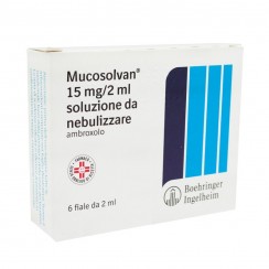 MUCOSOLVAN*soluz nebul 6 fiale 15 mg 2 ml