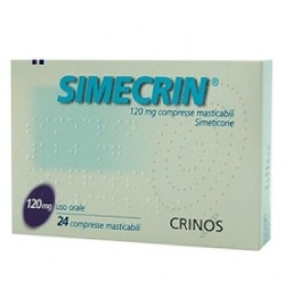 SIMECRIN*24 cpr mast 120 mg SIMECRIN*24 cpr mast 120 mg