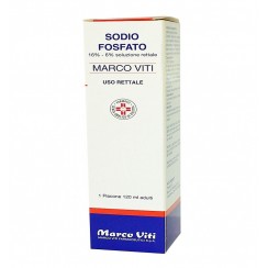 SODIO FOSFATO (MARCO VITI)*1 flacone 120 ml 16% + 6% soluz rett
