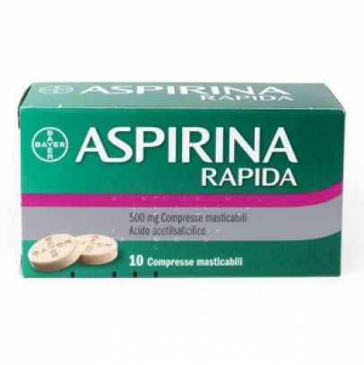 ASPIRINA RAPIDA*10 cpr mast 500 mg