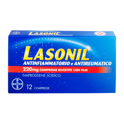 LASONIL ANTINFIAMMATORIO E ANTIREUMATICO*12 cpr riv 220 mg LASONIL ANTINFIAMMATORIO E ANTIREUMATICO*12 cpr riv 220 mg