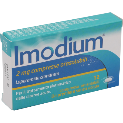 IMODIUM*12 cpr orosolub 2 mg