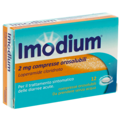 IMODIUM*12 cpr orosolubili 2 mg IMODIUM*12 cpr orosolubili 2 mg