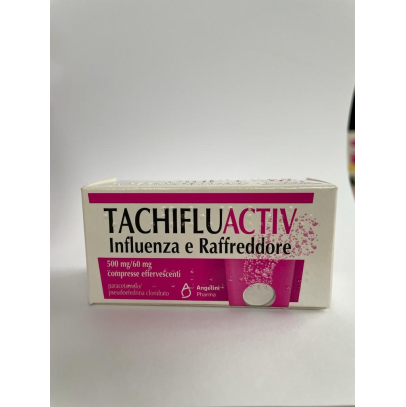 TACHIFLUACTIV INFLUENZA E RAFFREDDORE*10 cpr eff 500 mg + 60mg TACHIFLUACTIV INFLUENZA E RAFFREDDORE*10 cpr eff 500 mg + 60mg