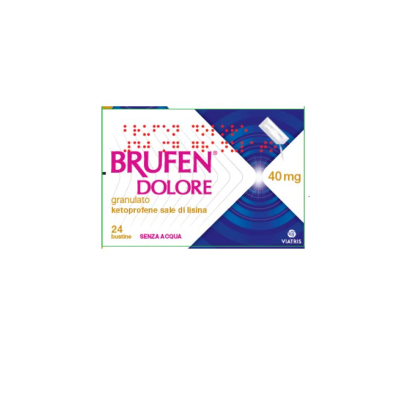 BRUFEN DOLORE*orale grat 24 bust 40 mg BRUFEN DOLORE*orale grat 24 bust 40 mg