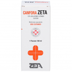 CANFORA (ZETA FARMACEUTICI)*soluz cutanea oleosa 100 ml 10%