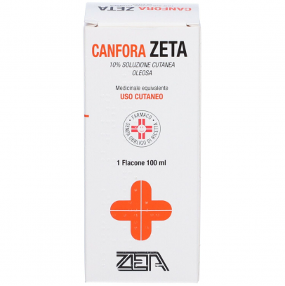 CANFORA (ZETA FARMACEUTICI)*soluz cutanea oleosa 100 ml 10%