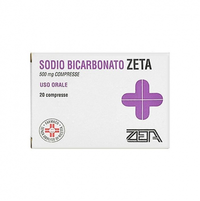 SODIO BICARBONATO (ZETA)*20 cpr 500 mg